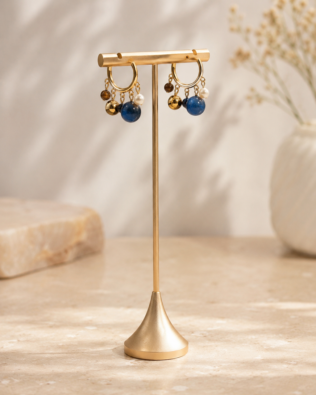 Sienna Charm Hoops
