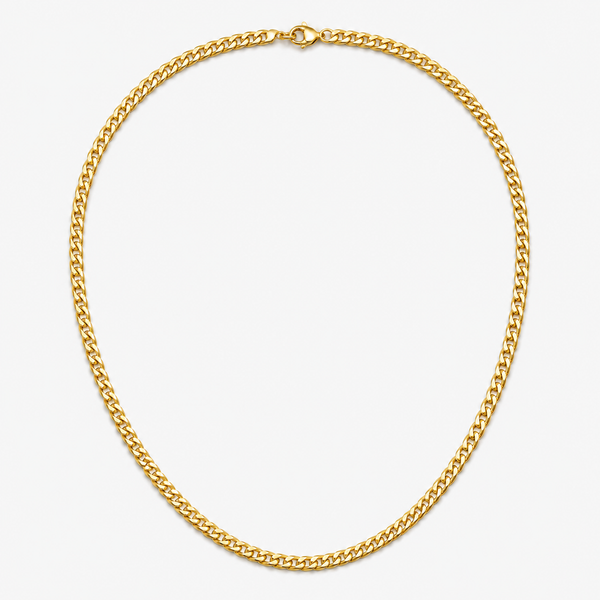 Gold Cuban Link Chain 5 mm