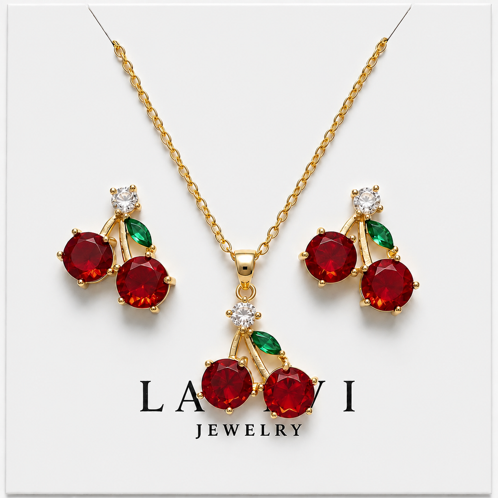 Cherry Jewelry Set