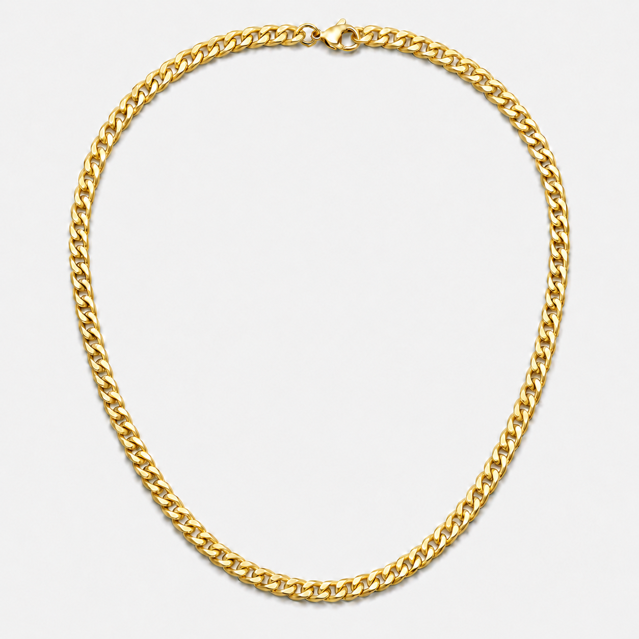Gold Cuban Link Chain 9mm