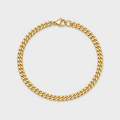 Gold Cuban Link Bracelet 5 MM