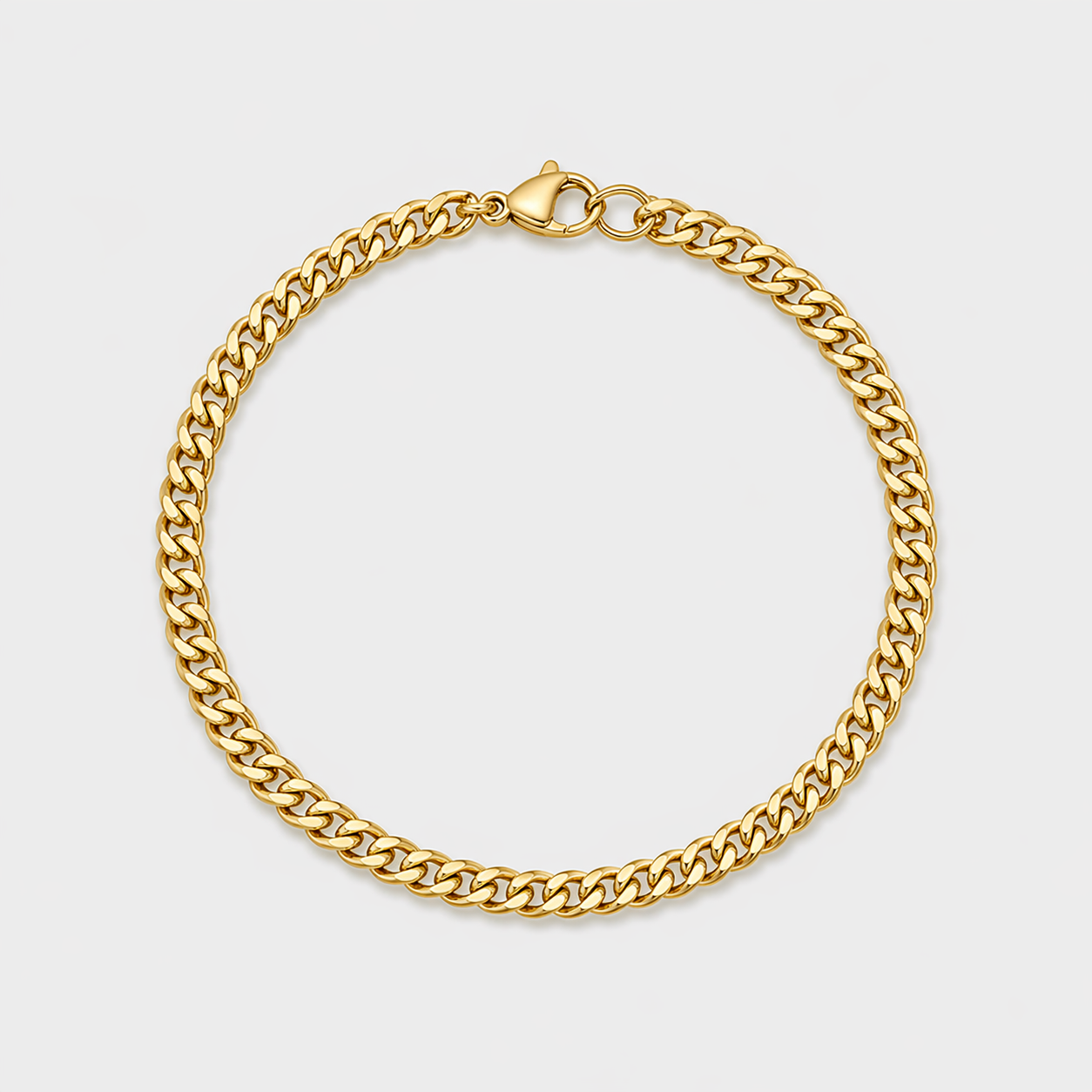 Gold Cuban Link Bracelet 5 MM