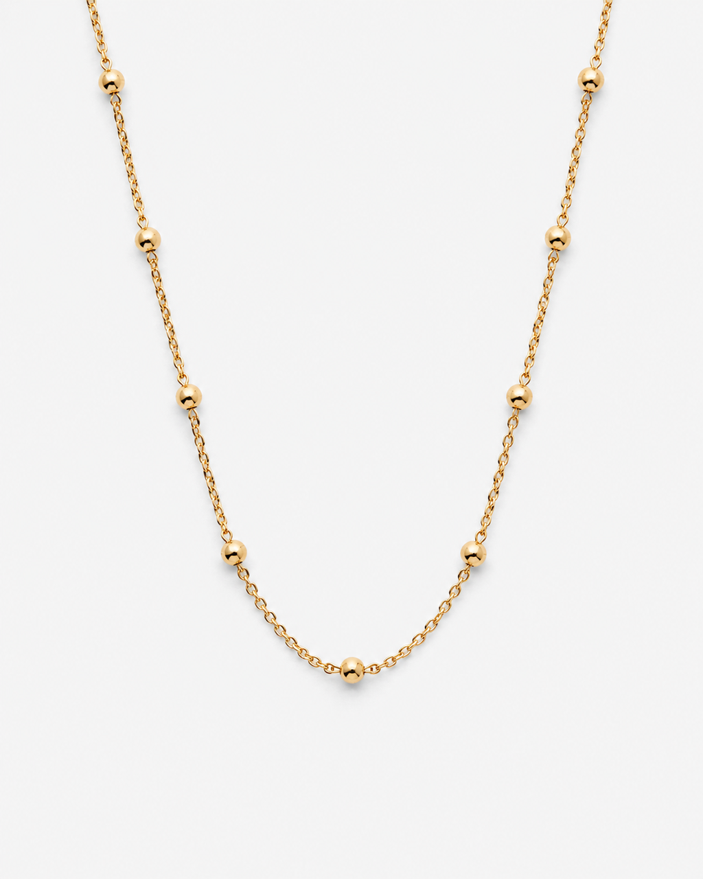 Ama Gold Beaded Necklace