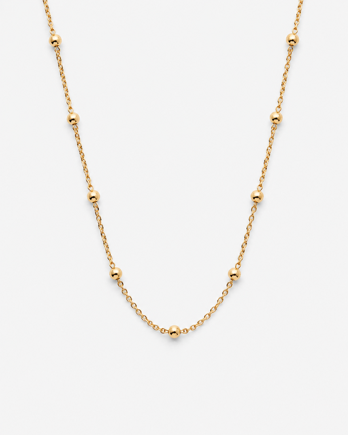 Ama Gold Beaded Necklace