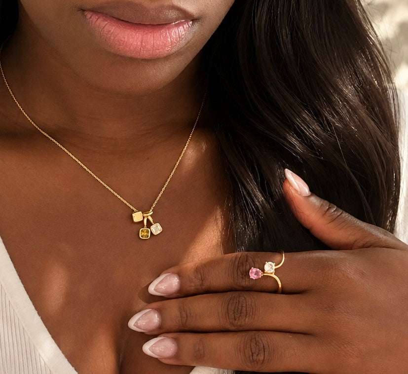 Double Spark Ring