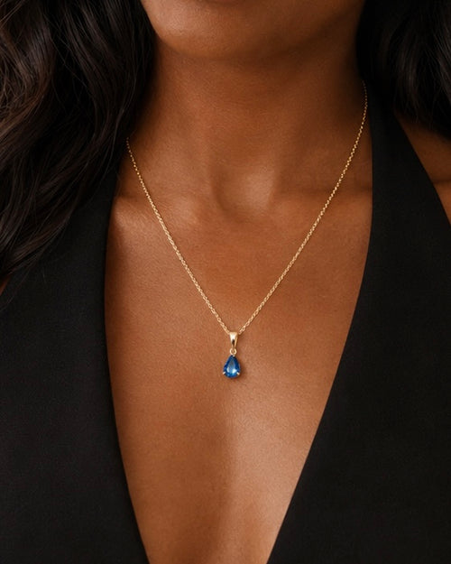 Blue Heaven Crystal Necklace
