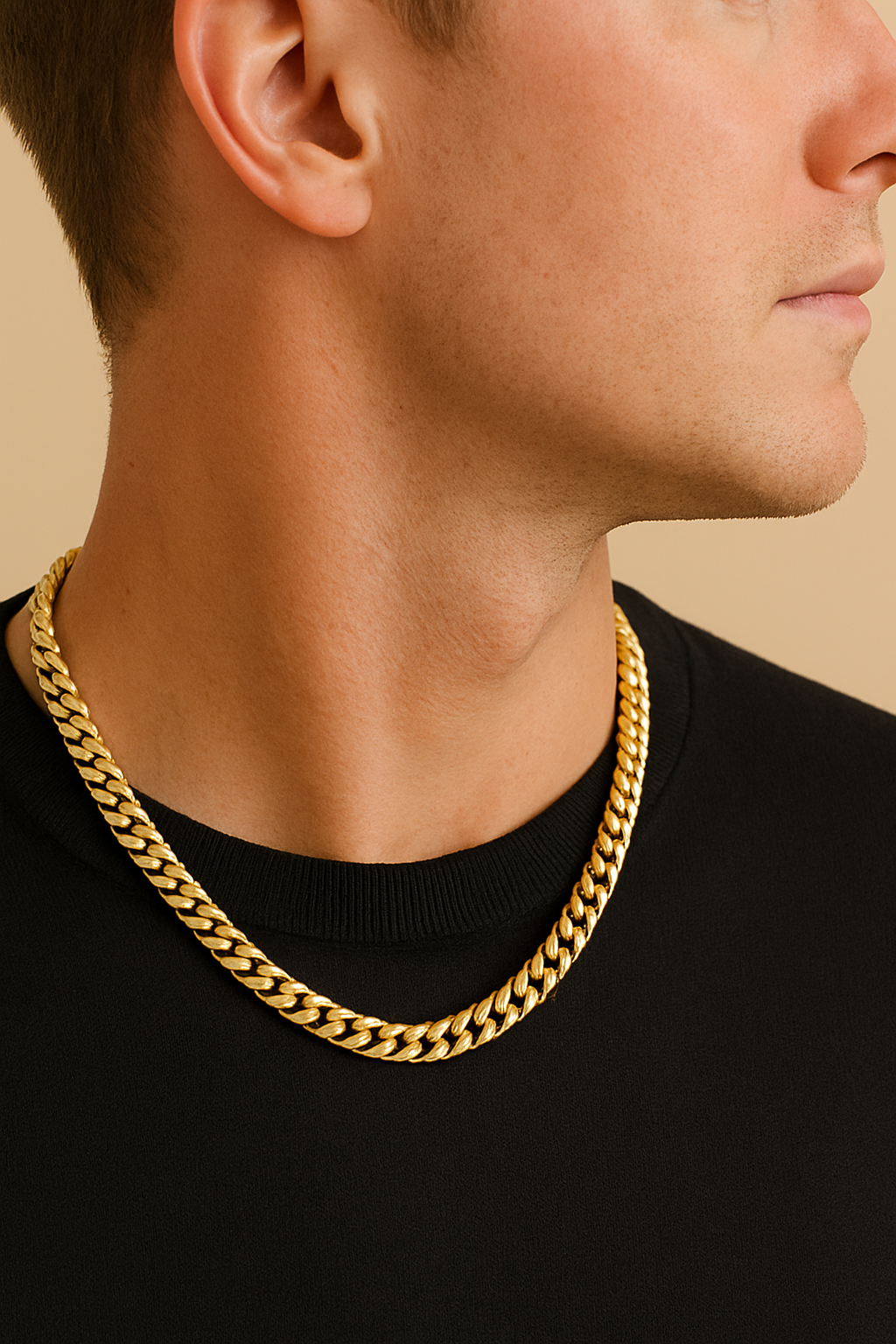 Gold Cuban Chain Link 11 mm
