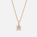 Golden Ice Crystal Necklace