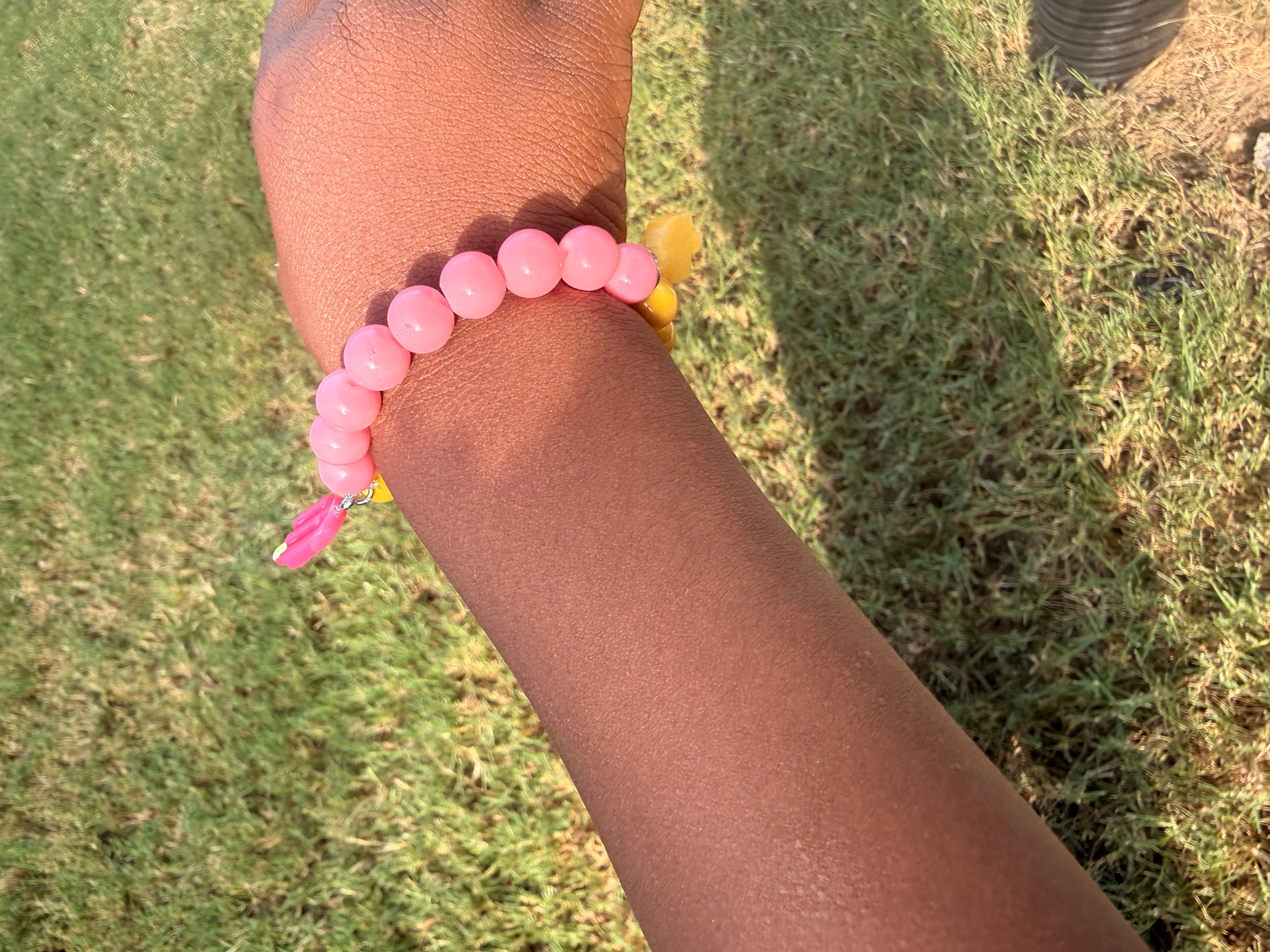 Colorful Popsicle Charm Beaded bracelet