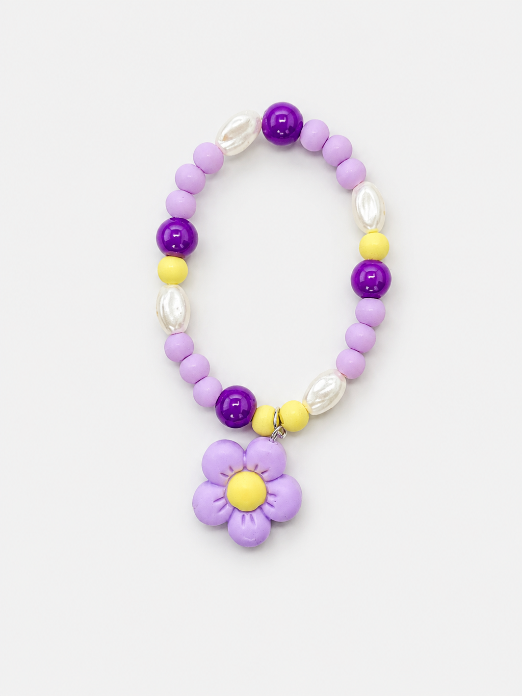 Violet daisy bracelet