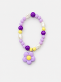 Violet daisy bracelet