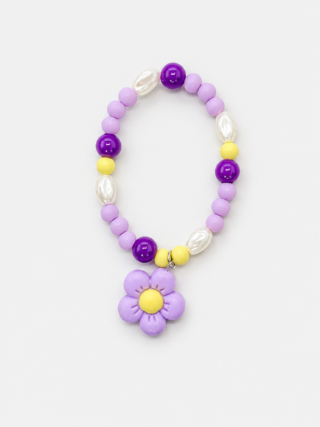 Violet daisy bracelet