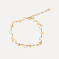 Star & Moon Gold Anklet