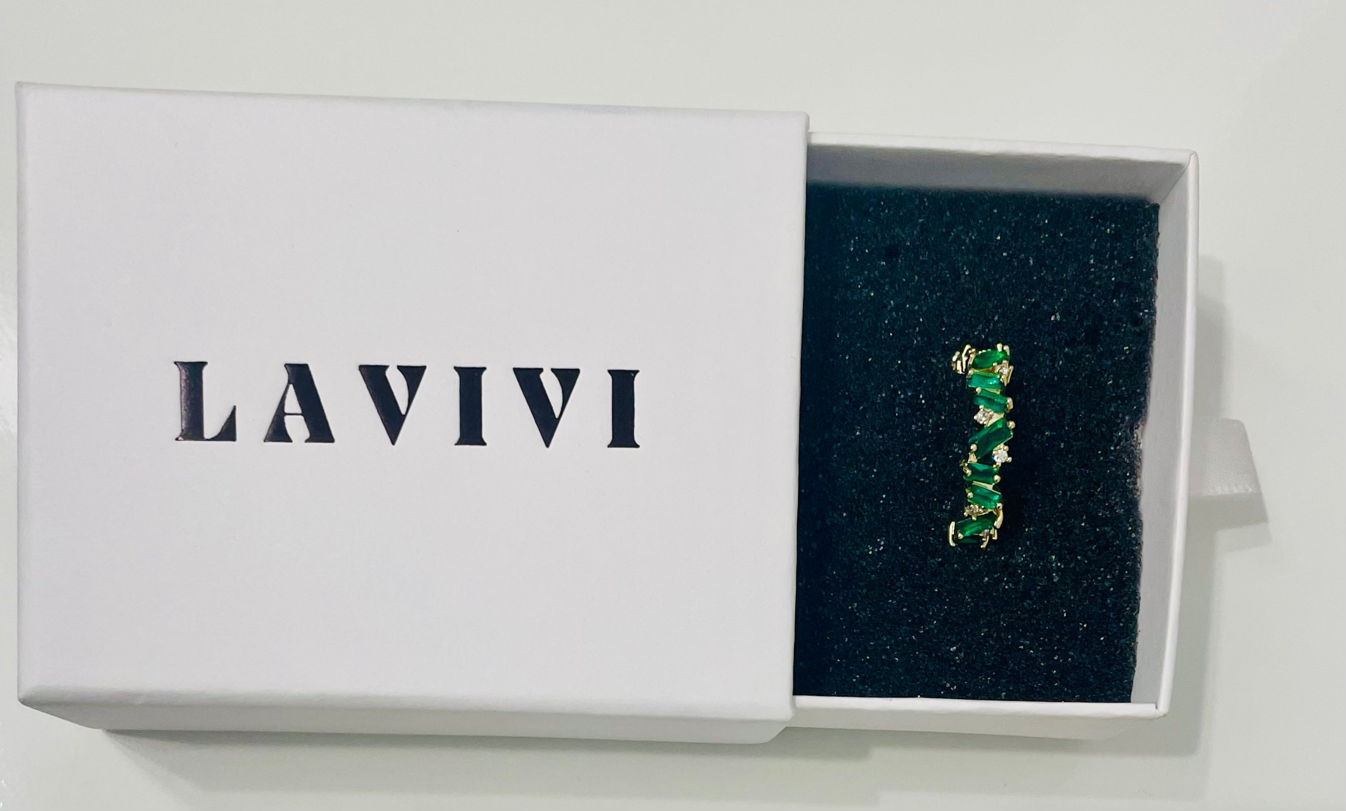 SOPHIA GREEN GOLD RING